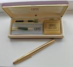 18 karaat vergulde Cross Vulpen met 14 karaat gouden nib, Cross, Met doosje, Ophalen of Verzenden, Zo goed als nieuw