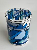 Rometti Italy voorraadpot geometrisch design, Overige typen, Ophalen of Verzenden, Zo goed als nieuw, Overige stijlen