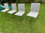 Vier grijze stoelen (ikea - volfgang), Ophalen, Gebruikt, Grijs, Vier