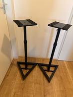 Stevige verstelbare studio monitor statieven - nette staat!, Audio, Tv en Foto, Luidsprekers, Overige merken, Gebruikt, Overige typen