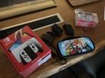 Nintendo Switch OLED + 8 Games + Accessoires!, Spelcomputers en Games, Online, Zo goed als nieuw, 3 spelers of meer, Vanaf 7 jaar