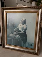 Melkmeisje Schilderij in Lijst, Antiek en Kunst, Verzenden