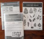 Stampin Up set clear stamps met dies Christmas Season, Ophalen of Verzenden, Gebruikt, Clearstamp