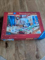 Kerst puzzel, Ophalen of Verzenden, 500 t/m 1500 stukjes, Gebruikt, Legpuzzel