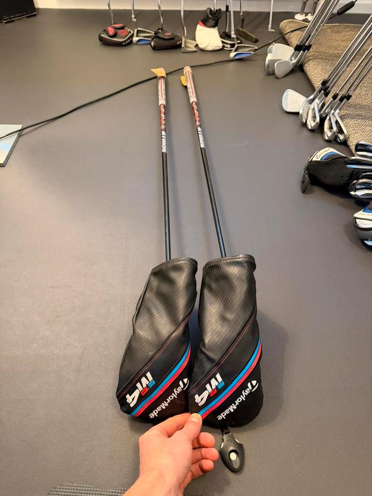 Taylormade M4 hout 3 en 5 LH - R flex - testen ok! 6F1173/6, Sport en Fitness, Golf, Zo goed als nieuw, Club, Overige merken, Ophalen of Verzenden