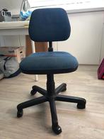 Fraaie bureaustoel, Ophalen, Zo goed als nieuw, Blauw