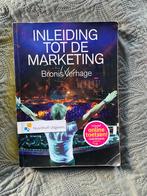 Inleiding tot de marketing, Gelezen, Ophalen of Verzenden, Bronis Verhage