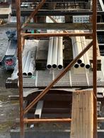 Dubbelstaafmat hekwerk wit 5m x 1m incl. palen, Doe-het-zelf en Verbouw, Metalen, Ophalen, Nieuw, IJzer