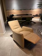 Lederen Relaxfauteuil, Huis en Inrichting, Ophalen, Gebruikt, Leer, Klassiek