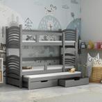 Stapelbed JAN 3 160x75 | 180x75 inclusief grijs KLEUR, Verzenden, Nieuw, Stapelbed
