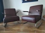3 Gispen chairs + hocker van Dykmyer de Zwaan, Ophalen, Design, 75 tot 100 cm, Zo goed als nieuw