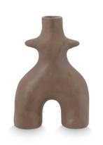 Vaas twig warm bruin. vt wonen collectie, Overige materialen, Overige kleuren, Nieuw, Ophalen of Verzenden