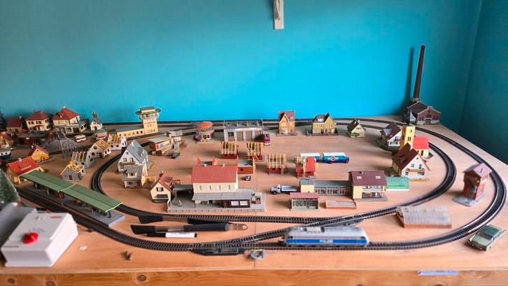 Märklin H0 Treinbaan Compleet - Veel Locs & Rails!, Hobby en Vrije tijd, Modeltreinen | H0, Gebruikt, Locomotief, Wisselstroom