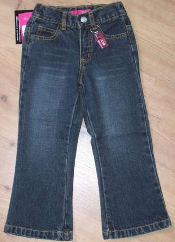 *SALE* Exit meisjes jeans black bleached maat 122 *NieuW* a