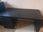 Te koop, Ikea bureau Malm, 140x65 zwart in nieuwstaat!!!!, Huis en Inrichting, Bureaus, Ophalen, Gebruikt, Bureau