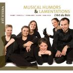 HUME PURCELL DOWLAND BLOW Musical humors CD ETCETERA, Ophalen of Verzenden, Barok, Gebruikt, Kamermuziek