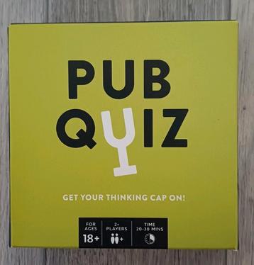 Pub Quiz, Engels talig  beschikbaar voor biedingen