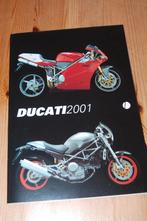 Ducati modellen 2001 brochure/poster, Ophalen of Verzenden, Ducati