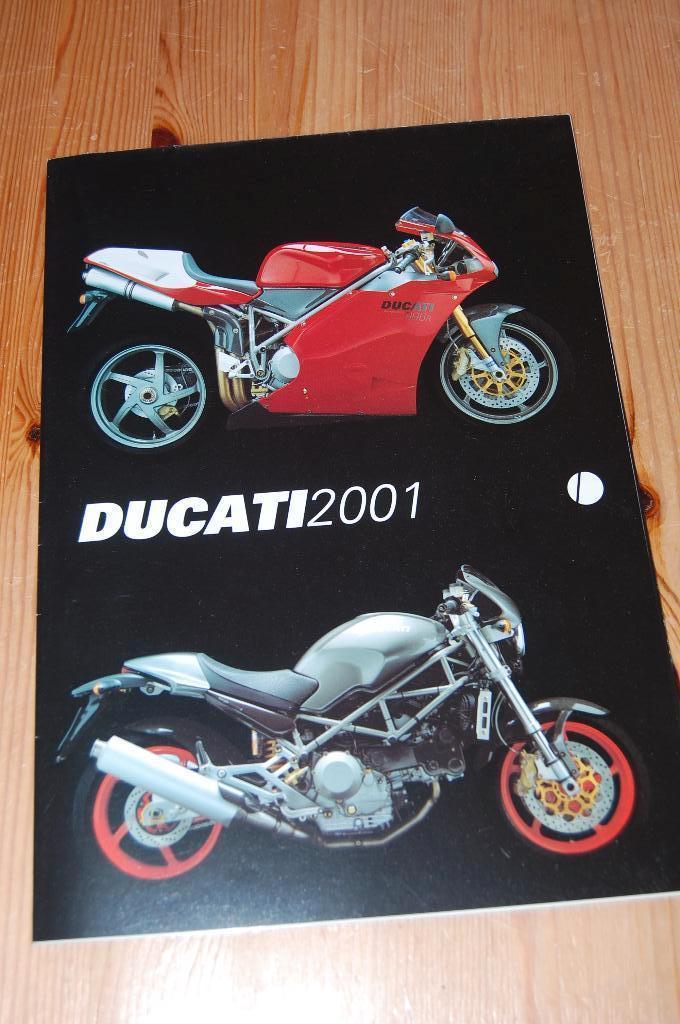 Ducati modellen 2001 brochure/poster, Motoren, Handleidingen en Instructieboekjes, Ducati, Ophalen of Verzenden