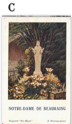 Pr85 prentje C ---  onze lieve vrouw van Beauraing, Ophalen of Verzenden, Gebruikt, Kaart of Prent