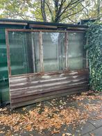 Schutting buitenwand glaswand afscheidingswand, Ophalen, Gebruikt, Minder dan 3 meter, 2 meter of meer