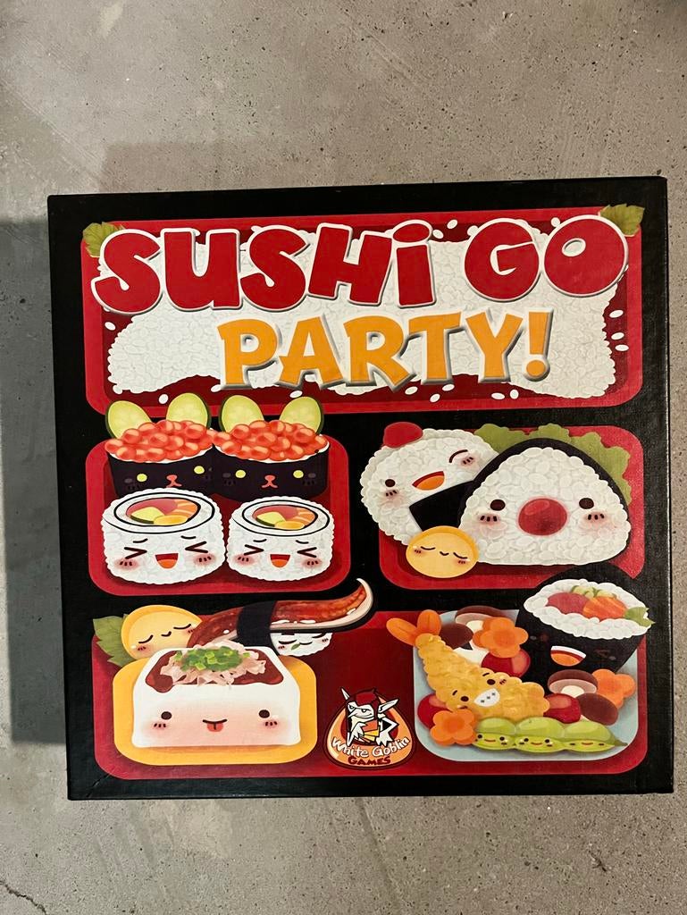 Sushi Go Party! - Kaartspel, Hobby en Vrije tijd, Gezelschapsspellen | Bordspellen, Drie of vier spelers, Ophalen of Verzenden