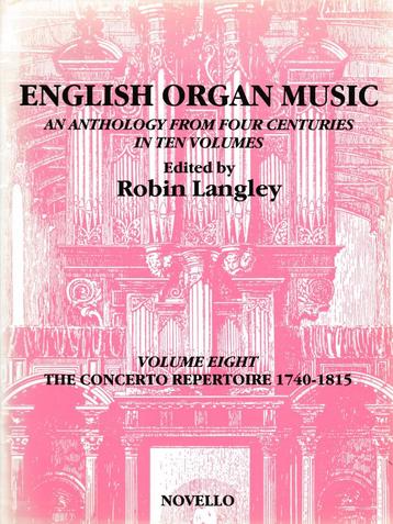 ROBIN LANGLEY - ENGLISH ORGAN MUSIC - VOLUME 8 beschikbaar voor biedingen