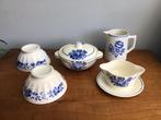 Servies Frans servies blauw wit Set van 8, Ophalen of Verzenden