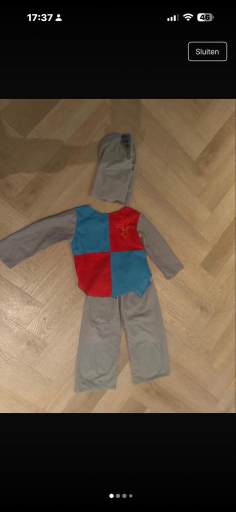 Ridderpak Maat 98-104- Carnaval of Verkleedpartijtjes, Kinderen en Baby's, Carnavalskleding en Verkleedspullen, Ophalen of Verzenden