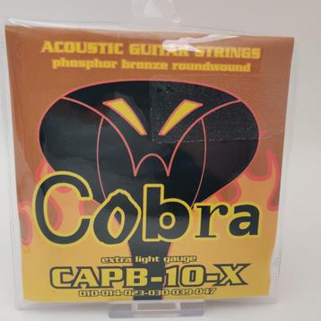 Cobra akoestische Gitaarsnaren CAPB-10-X NIEUW nu voor €6.99 beschikbaar voor biedingen