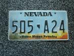 Kentekenplaat licenseplate Nevada Home Means no. 1 USA, Verzenden, Gebruikt, Auto's