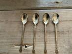4 x Oud lepeltjes verzilverd. Sola 100. Vintage theelepeltje, Antiek en Kunst, Antiek | Bestek, Ophalen