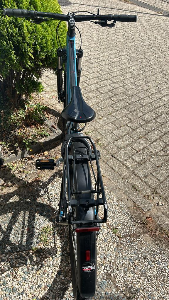 Jongensfiets met bagagedrager en versnellingen, Fietsen en Brommers, Fietsen | Jongens, Gebruikt, 26 inch of meer, Handrem, Versnellingen