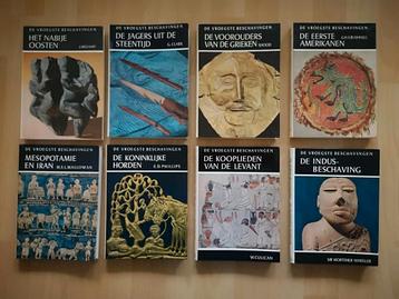 8 Boeken De Vroegste Beschavingen, uitgever Elsevier beschikbaar voor biedingen
