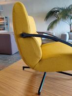 Harvink Focus draaifauteuil | Geel | Ploegwool | Refurbished, Info@andriesign.nl, Nieuw, 75 tot 100 cm, Ophalen of Verzenden