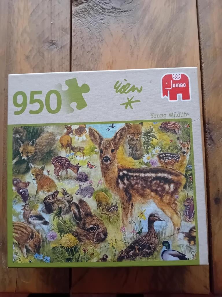 Mooie puzzel van Rien Poortvliet 950 stukjes, Ophalen, 500 t/m 1500 stukjes, Zo goed als nieuw, Legpuzzel
