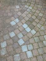 Koppelstones 15x15 blauw genuanceerd, Ophalen, Gebruikt, Klinkers, 10 m² of meer