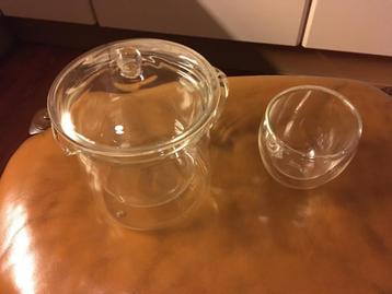 Spiegelau theekan met Schott Zwiesel theeglas beschikbaar voor biedingen