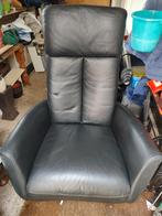 Verstelbare en draaibare relax fauteuil, Leer, Zo goed als nieuw, Ophalen