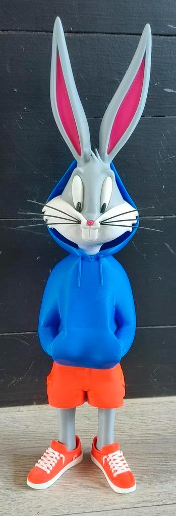 Urban bugs bunny 3d geprint  30cm hoog  beschikbaar voor biedingen