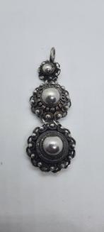 Zilveren Hanger Zeeuwse Knopen Antiek, Ophalen of Verzenden