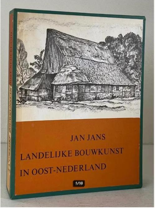 Landelijke Bouwkunst in Oost-Nederland - Jan Jans, Boeken, Geschiedenis | Stad en Regio, Zo goed als nieuw, 20e eeuw of later