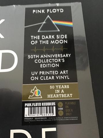 Pink Floyd 2lp clear UV ART vinyl 50th beschikbaar voor biedingen