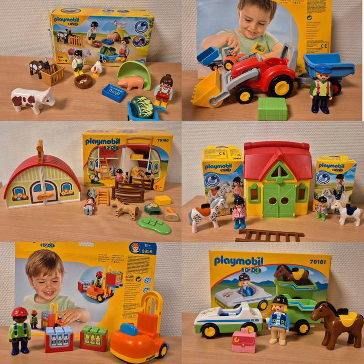 Playmobil 123 junior boerderij manege thema nieuwstaat!, Kinderen en Baby's, Speelgoed | Playmobil, Zo goed als nieuw, Ophalen of Verzenden