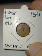 Zweden 1 Ore 1963, Verzenden, Overige landen, Losse munt