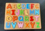 Abc alfabet houten puzzel, Ophalen of Verzenden, Overige typen