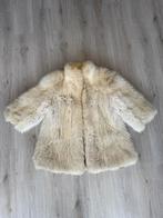 Vintage bontjas | Echt bont, Ophalen of Verzenden, Gedragen, Maat 42/44 (L), Wit