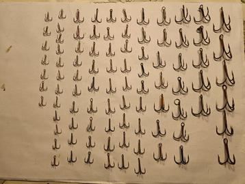 OPRUIMING 90 stuks diverse maten dreggen, bijna alles nieuw beschikbaar voor biedingen