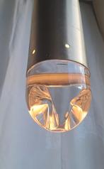 Raak hanglamp bullet in mooie staat jaren 70 Lengte 38,5cm, Ophalen of Verzenden, Zo goed als nieuw, Glas, Space age