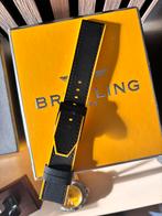 Breitling horlogeband zwart/geel, Ophalen of Verzenden, Gebruikt
